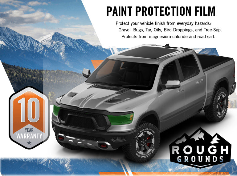 Pre-cut paint protection film (PPF) kit for Dodge Ram Headlights