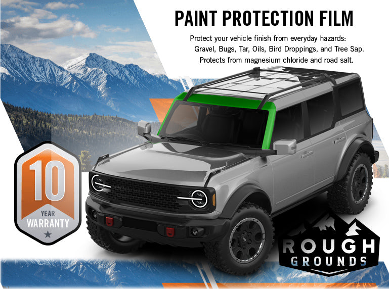 Pre-cut paint protection film (PPF) kit for Ford Bronco A-Pillar