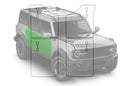 Pre-cut paint protection film (PPF) kit for Ford Bronco doors