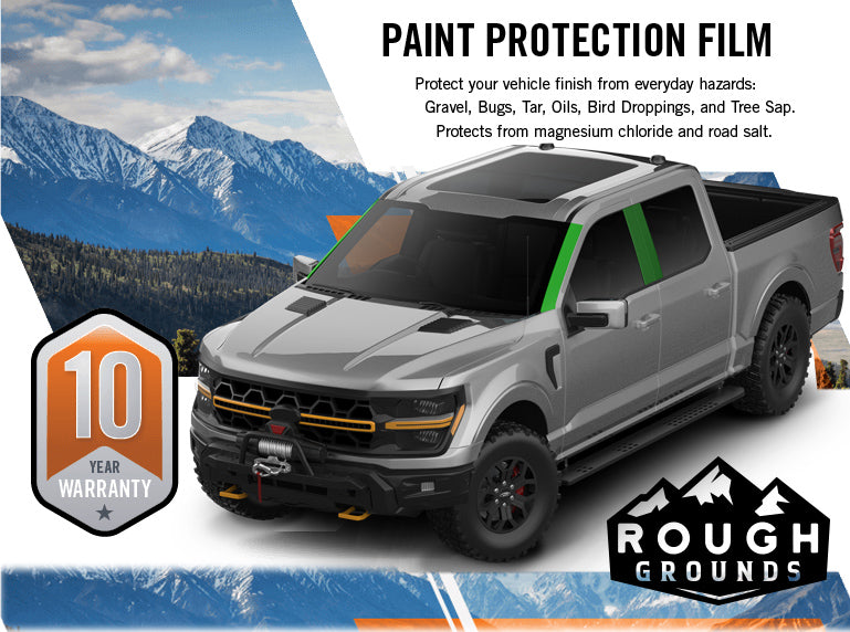 Pre-cut paint protection film (PPF) kit for Ford F-150 A-Pillar