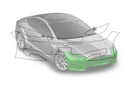 Pre-cut paint protection film kit for Tesla Model S Bumper & Headlamp