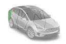 Pre-cut paint protection film kit for Tesla Model X Rear Fenders