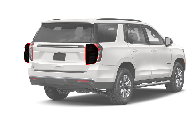 Precut headlight and taillight tint film for Chevrolet Tahoe