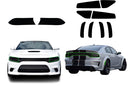 Precut headlight and taillight tint film for Dodge Charger