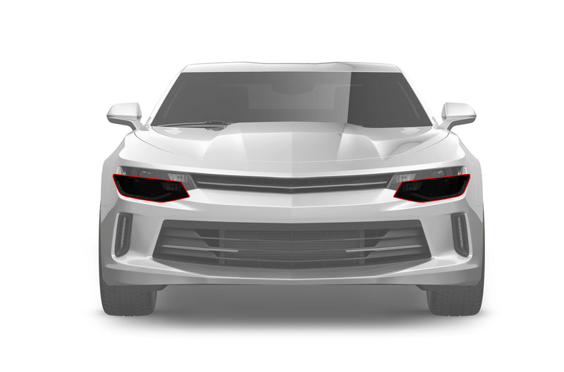 Precut headlight and taillight tint film for Chevrolet Camaro