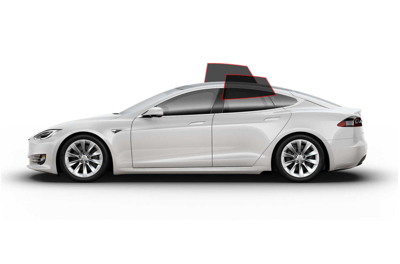 Precut window tint film for Tesla Model S (Rear Driver/Passenger)