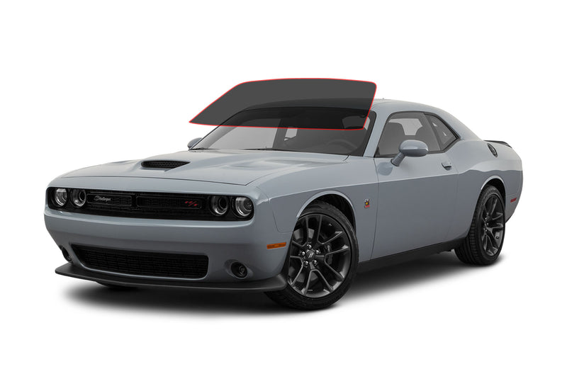 Precut window tint film for Dodge Challenger (Front Windshield)