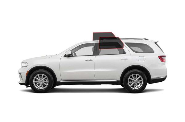 Precut window tint film for Dodge Durango (Rear Driver/Passenger)