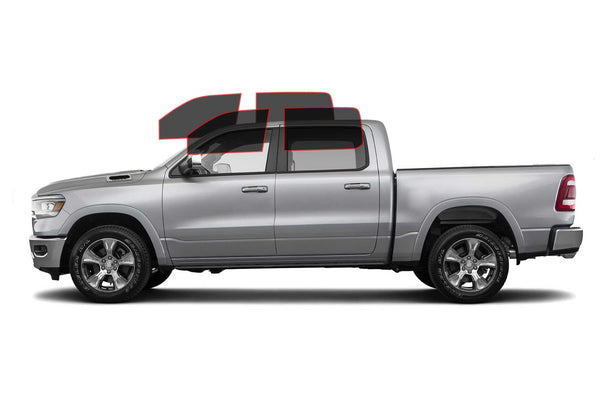 Precut window tint film for Dodge Ram (Front-Rear Driver/Passenger)