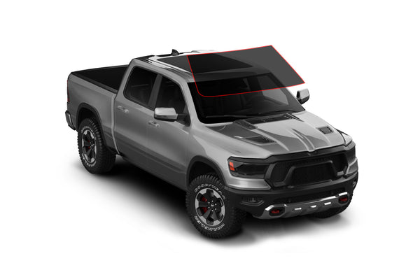 Precut window tint film for Dodge Ram (Front Windshield)