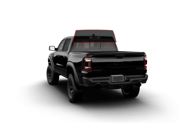 Precut window tint film for Dodge Ram (Rear Windshield)