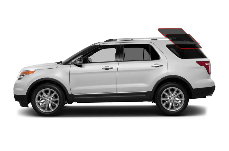 Precut window tint film for Ford Explorer (Cargo Driver/Passenger)