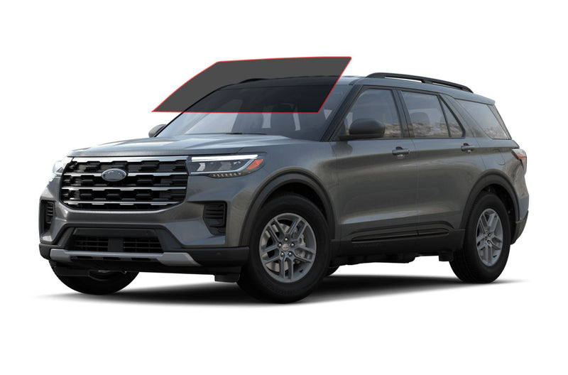 Precut window tint film for Ford Explorer (Front Windshield)