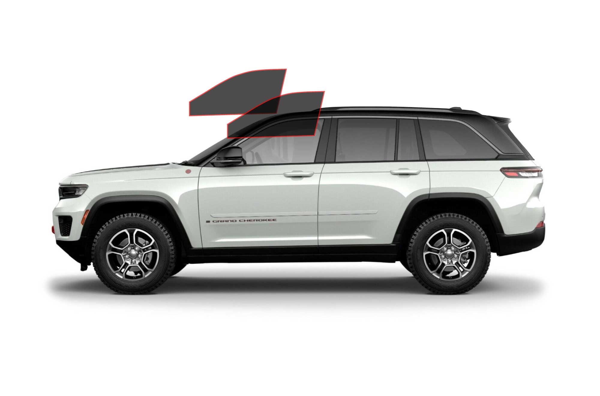 Precut window tint film for Jeep Jeep Grand Cherokee (Front Driver ...