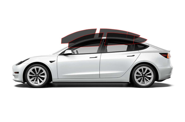 Precut window tint film for Tesla Model 3 (Front-Rear Driver/Passenger)