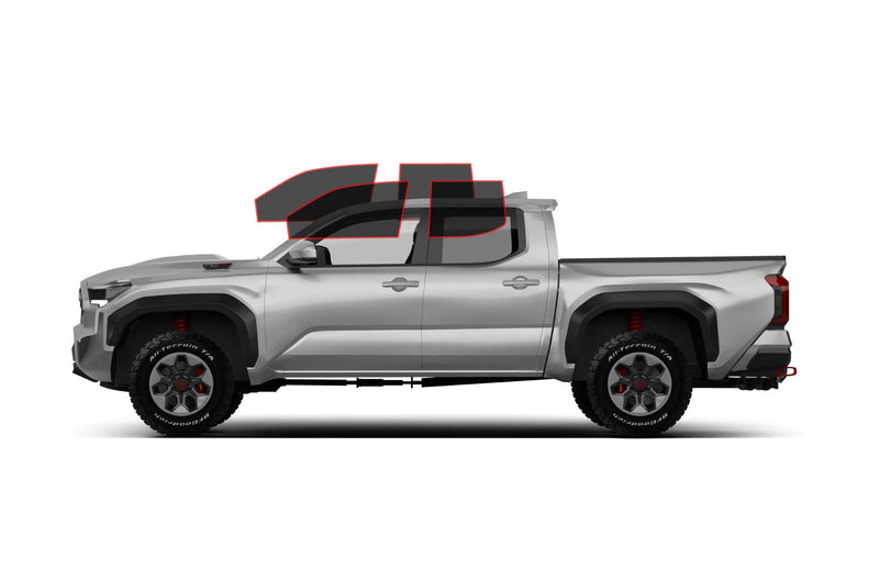 Precut window tint film for Toyota Tacoma (Front-Rear Driver/Passenger)