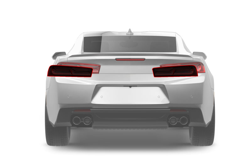 Precut headlight and taillight tint film for Chevrolet Camaro