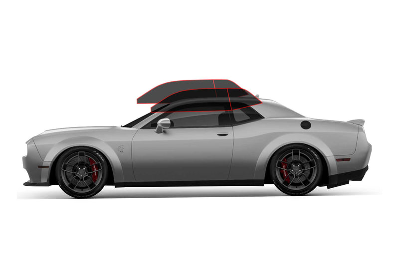 Precut window tint film compatible with Dodge Challenger (Front-Rear Driver/Passenger)