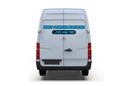 Custom Business Name & Phone Number Vinyl Decals for Mercedes Sprinter