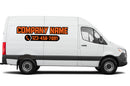 Custom Business Name & Phone Number Vinyl Decals for Mercedes Sprinter
