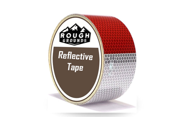 Red-White reflective PVC safety tape for trailers