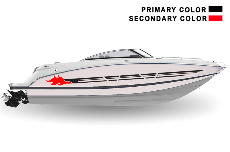 Replacement graphics decals for Bowrider boat (Kit RG25006)