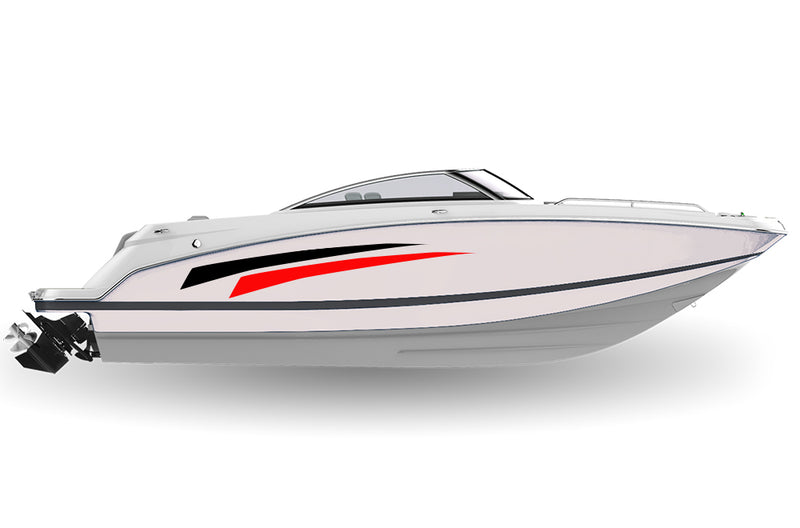 Replacement graphics decals for Bowrider boat (Kit RG25009)