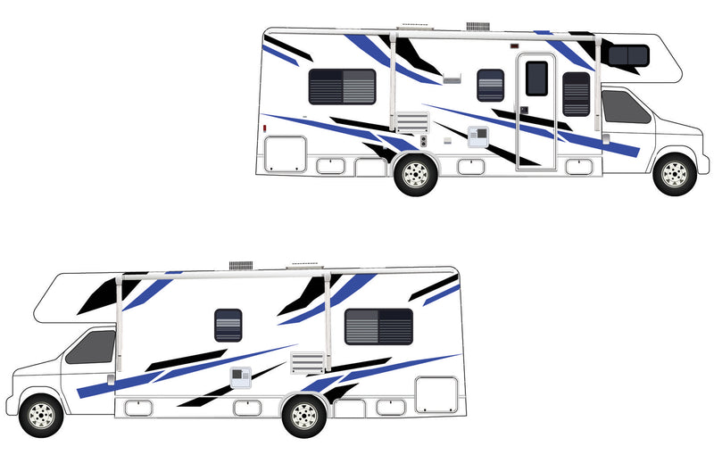 Replacement graphics decals for RVs Motorhome Class C (kit RG15000)