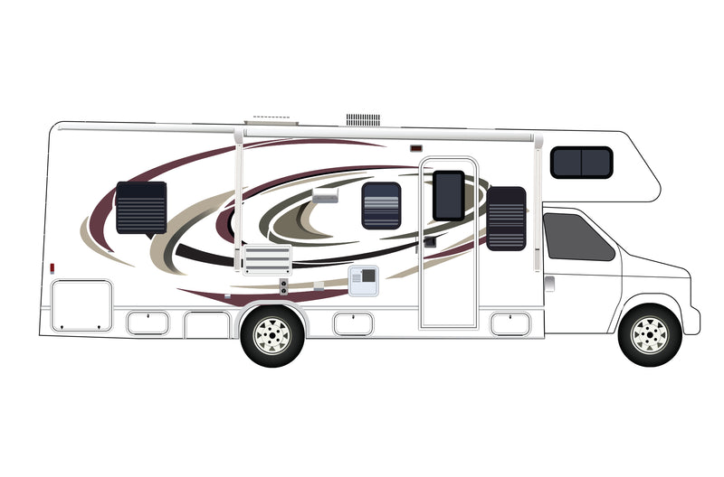 Replacement graphics decals for RVs Motorhome Class C (kit RG15026)