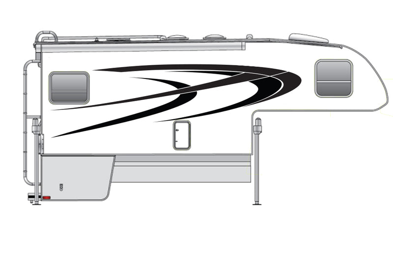 Replacement graphics decals for Truck Camper (kit RG15001)