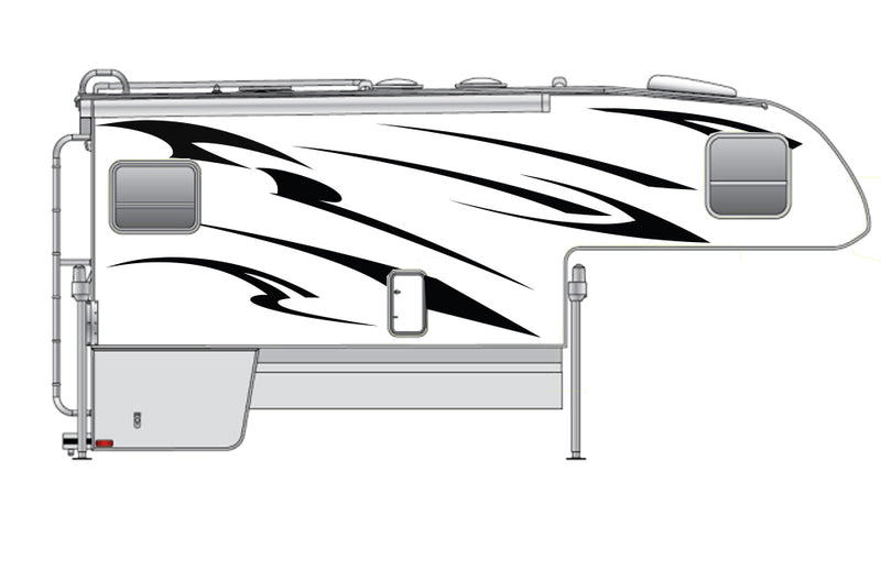 Replacement graphics decals for Truck Camper (kit RG15002)