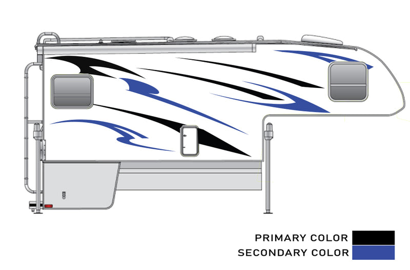 Replacement graphics decals for Truck Camper (kit RG15002)