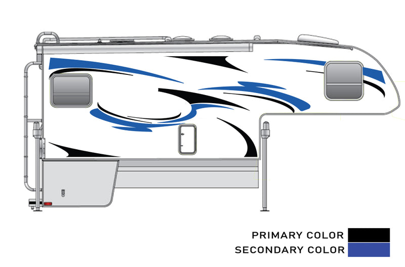 Replacement graphics decals for Truck Camper (kit RG15006)