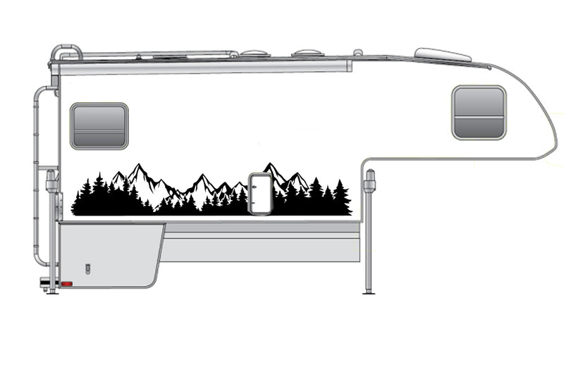 Replacement graphics decals for Truck Camper (kit RG15028)