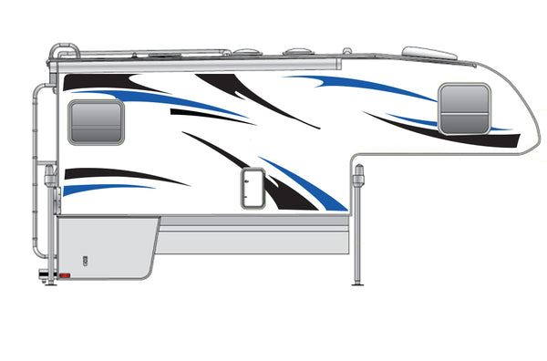 Replacement graphics decals for Truck Camper (kit RG15003)