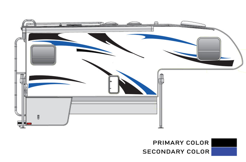 Replacement graphics decals for Truck Camper (kit RG15003)