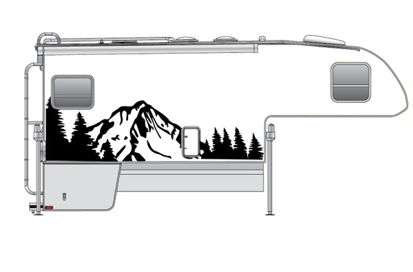 Replacement graphics decals for Truck Camper (kit RG15019)