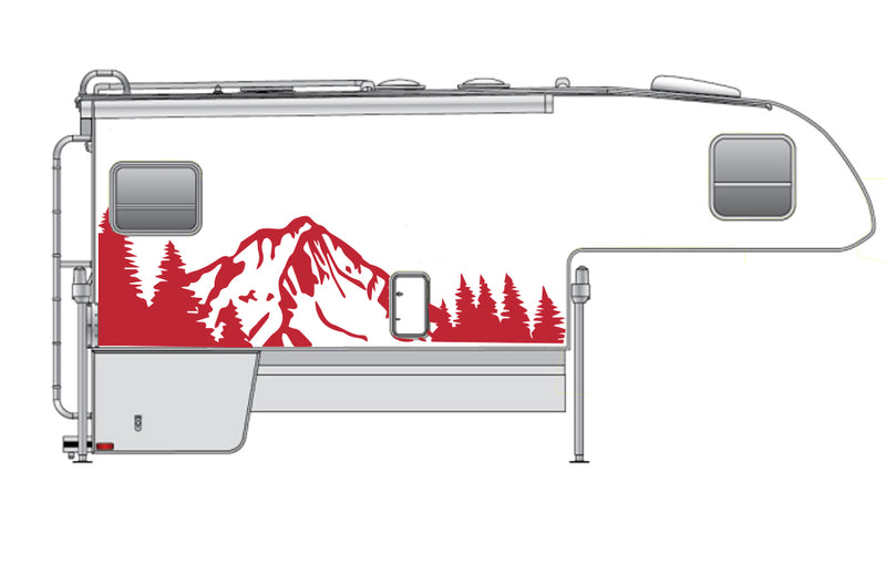 Replacement graphics decals for Truck Camper (kit RG15019)