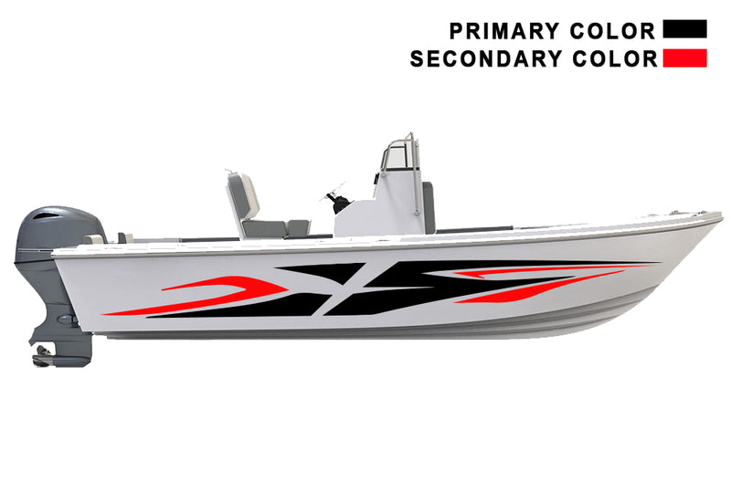 Replacement graphics decals for bay boat (Kit RG25003)