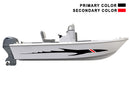 Replacement graphics decals for bay boat (Kit RG25007)