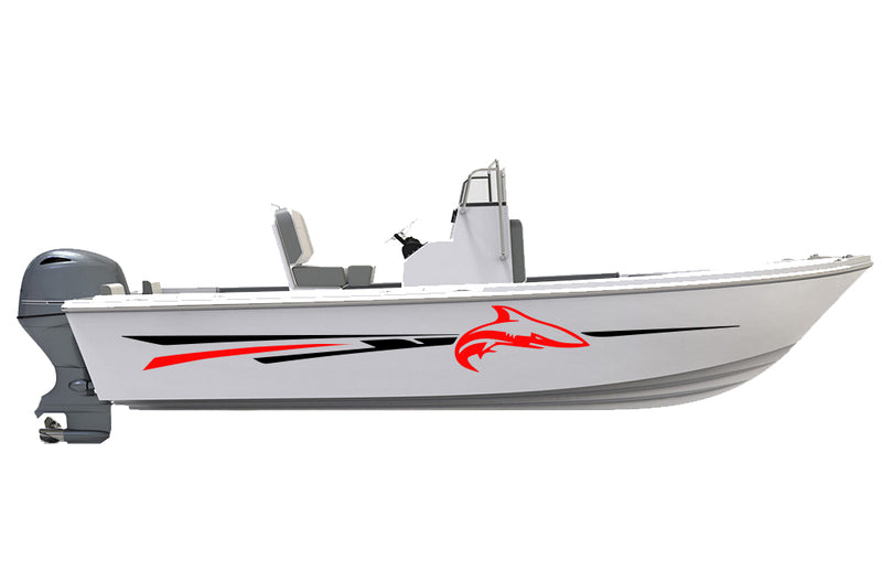 Replacement graphics decals for bay boat (Kit RG25008)