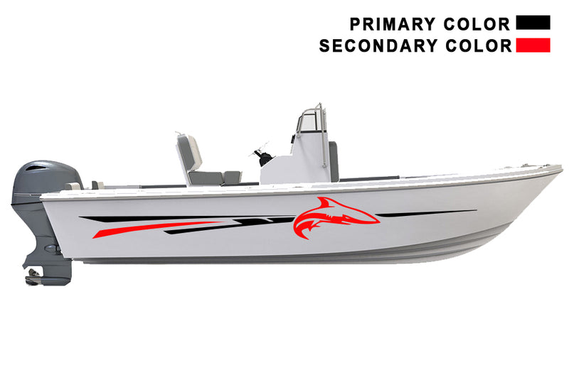 Replacement graphics decals for bay boat (Kit RG25008)