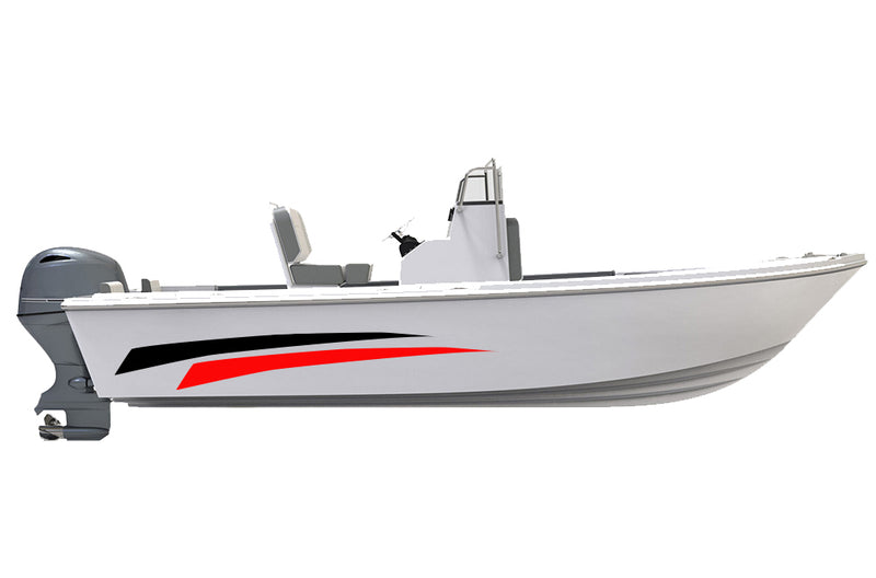 Replacement graphics decals for bay boat (Kit RG25009)