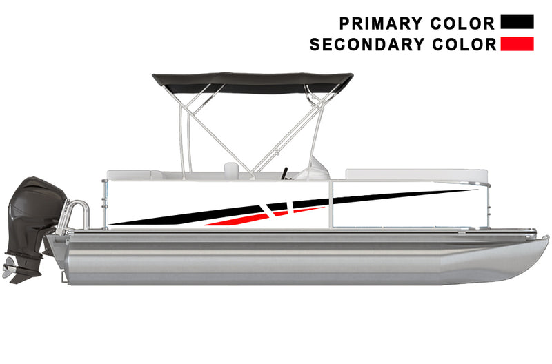 Replacement graphics decals for pontoon boat (Kit RG25001)