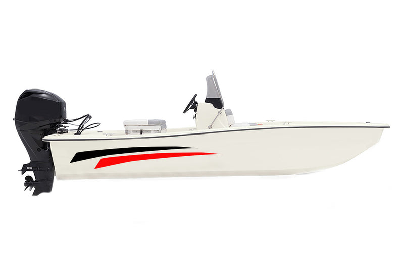 Replacement graphics decals for skiff boat (Kit RG25009)