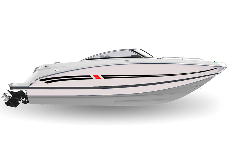 Replacement graphics decals for Bowrider boat (Kit RG25002)