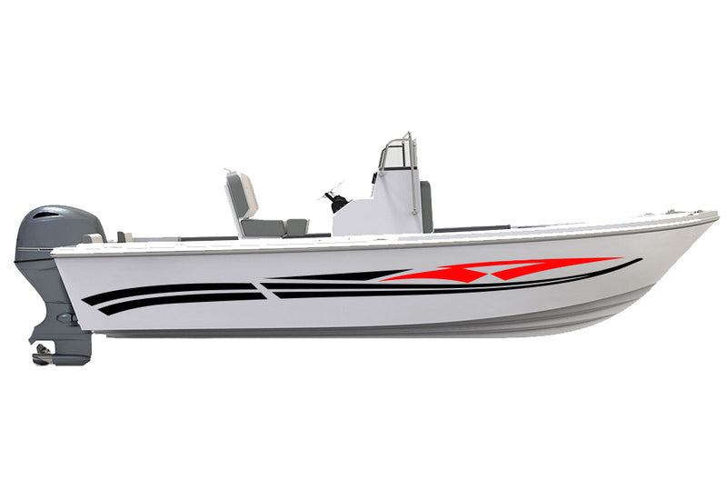 Replacement graphics decals for bay boat (Kit RG25004)