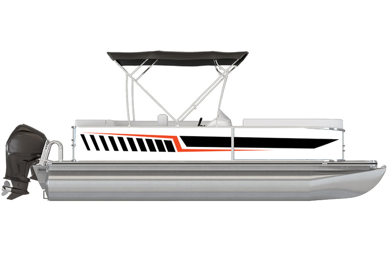 Replacement graphics decals for pontoon boat (Kit RG25005)