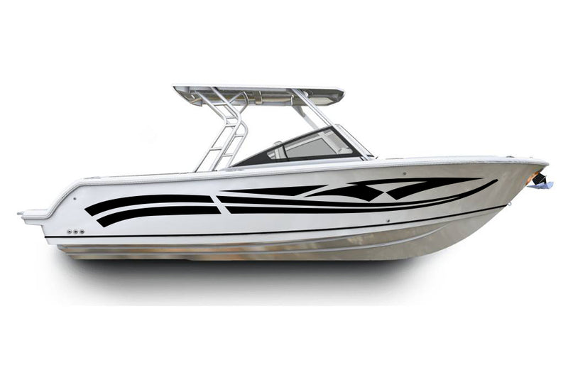 Replacement graphics decals for walkaround boat (Kit RG25004)