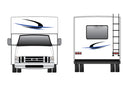 Replacement front & back decals for RV Motorhome Class C (Kit RG15001)